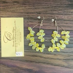 Cool UPCYCLED vintage hand made earrings